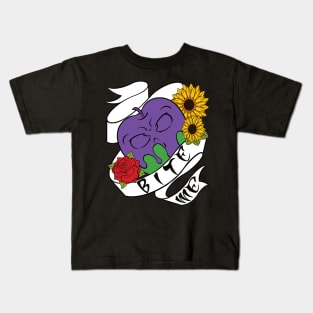 Bite Me Poisoned Apple Kids T-Shirt